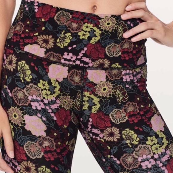 Lululemon Wunder Under Fluorolace Multi Hi-Rise Tight 28” - Picture 4 of 11